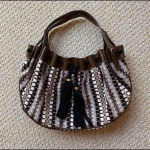 Jimmy Choo Rope Tassel Shoulder Bag